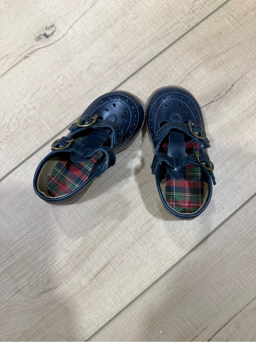 Vintage Girls Mary Jane Shoes Navy